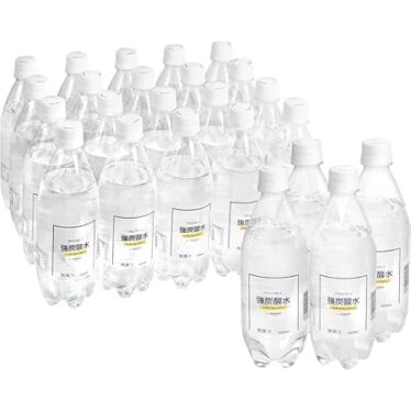 【再掲】by Amazon スパークリング強炭酸水 レモン 500ml×24本 1,052円（43.8円/本）！プライム会員送料無料！