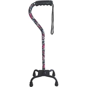 ケイ・ホスピア オールアルミ 四点杖 適応身長124~166cm 1,824円！プライム会員は送料無料！