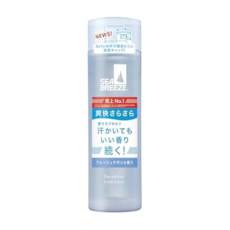 【夏に必須】SEABREEZE（シーブリーズ） 制汗デオドラントウォーター デオ&ウォーター フレッシュサボン 160mL 298円！プライム会員は送料無料！