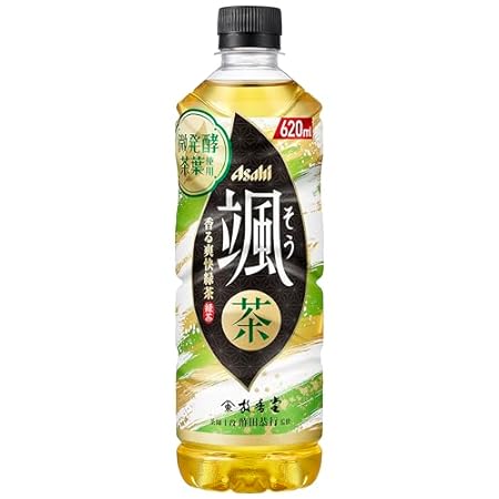 【いいお値段】アサヒ飲料 緑茶飲料 颯 620ml×24本 1,119円（46.6円/本）！プライム会員送料無料！