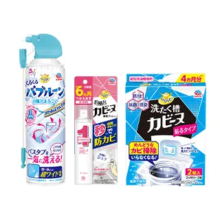 【合計3点】アース製薬 らくハピ お風呂＆洗たく槽 面倒な水回りの掃除の強い味方セット【ローズの香り】 1,078円の送料関係費のみ！